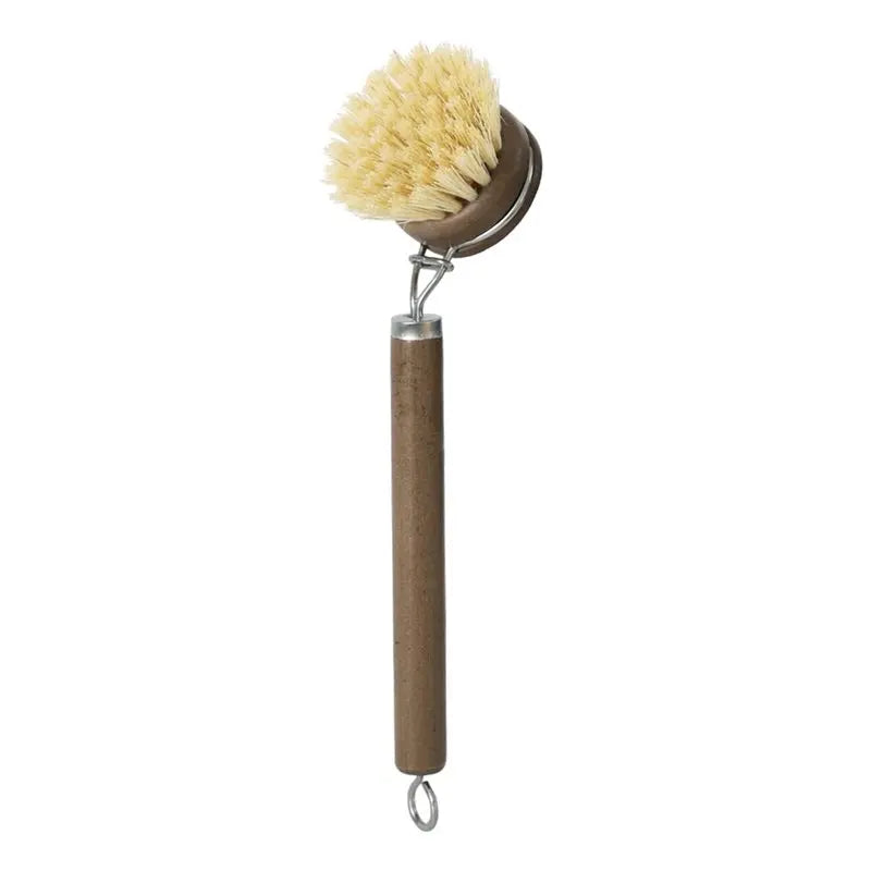 Eco Sisal Dish Brush – Long Handle Natural Kitchen Scrubber