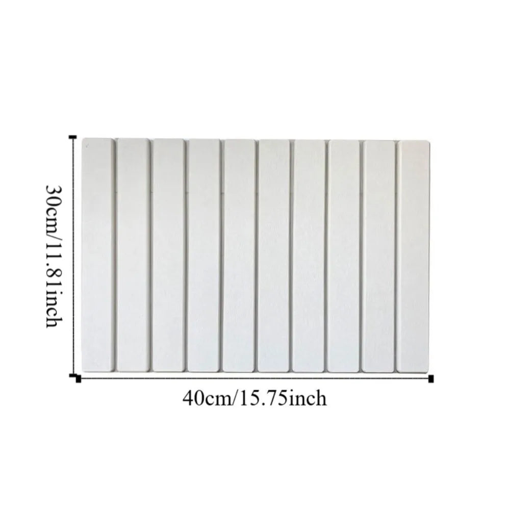 Eco-Friendly Portable Dish Drying Mat - High Absorbent, Quick Drying, Non-Slip, Foldable